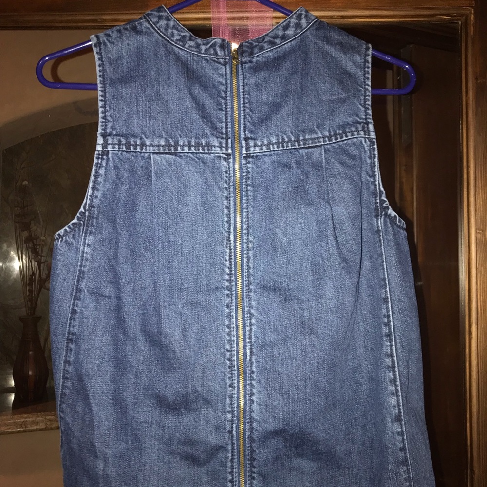 Anthropologie Denim tank blouse